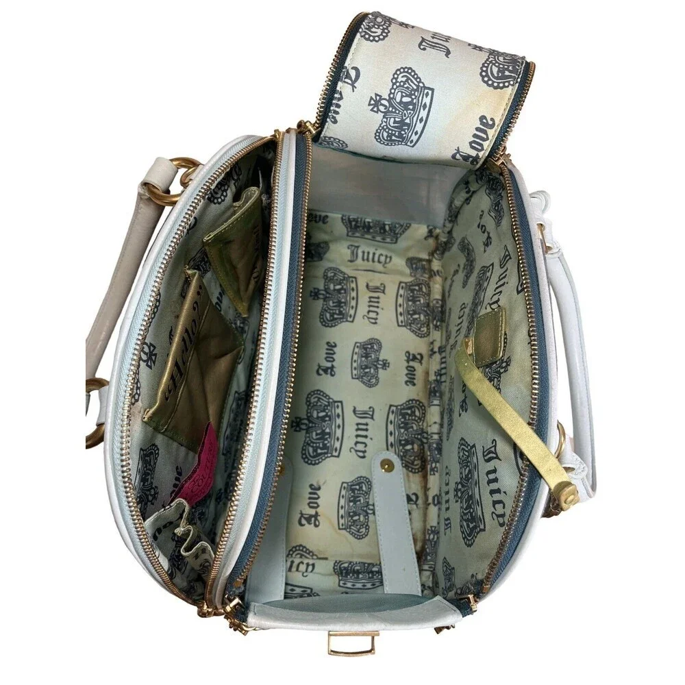 Vintage Juicy Couture Y2K Velour Pet Carrier Color Green plus xtra dog clothes